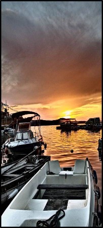Boat & Sunset